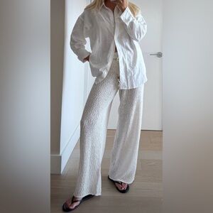 Abercrombie & Fitch Mid-Rise Crochet Style Cover up Pant